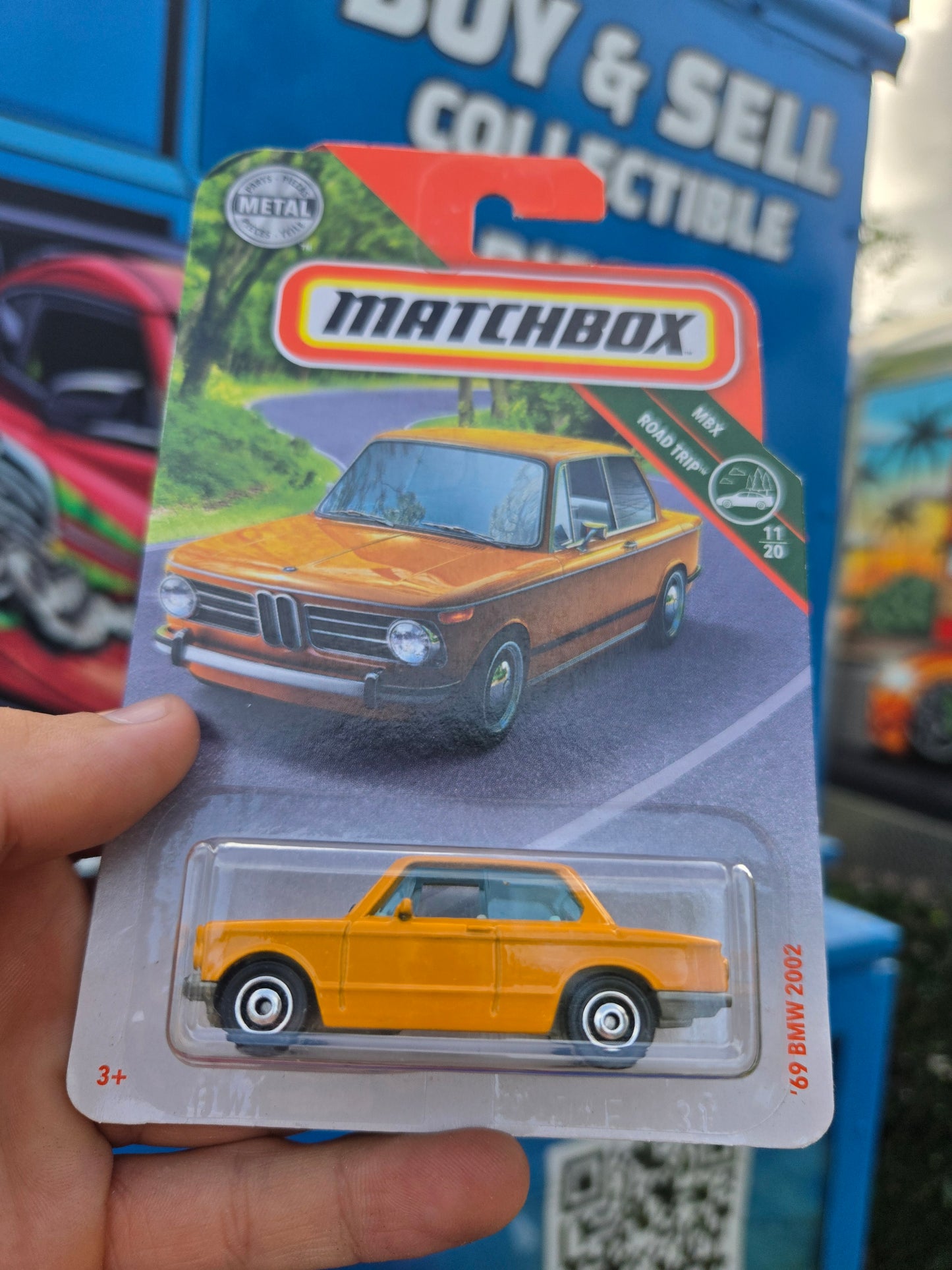 ‘69 BMW 2002 - yellow (matchbox)