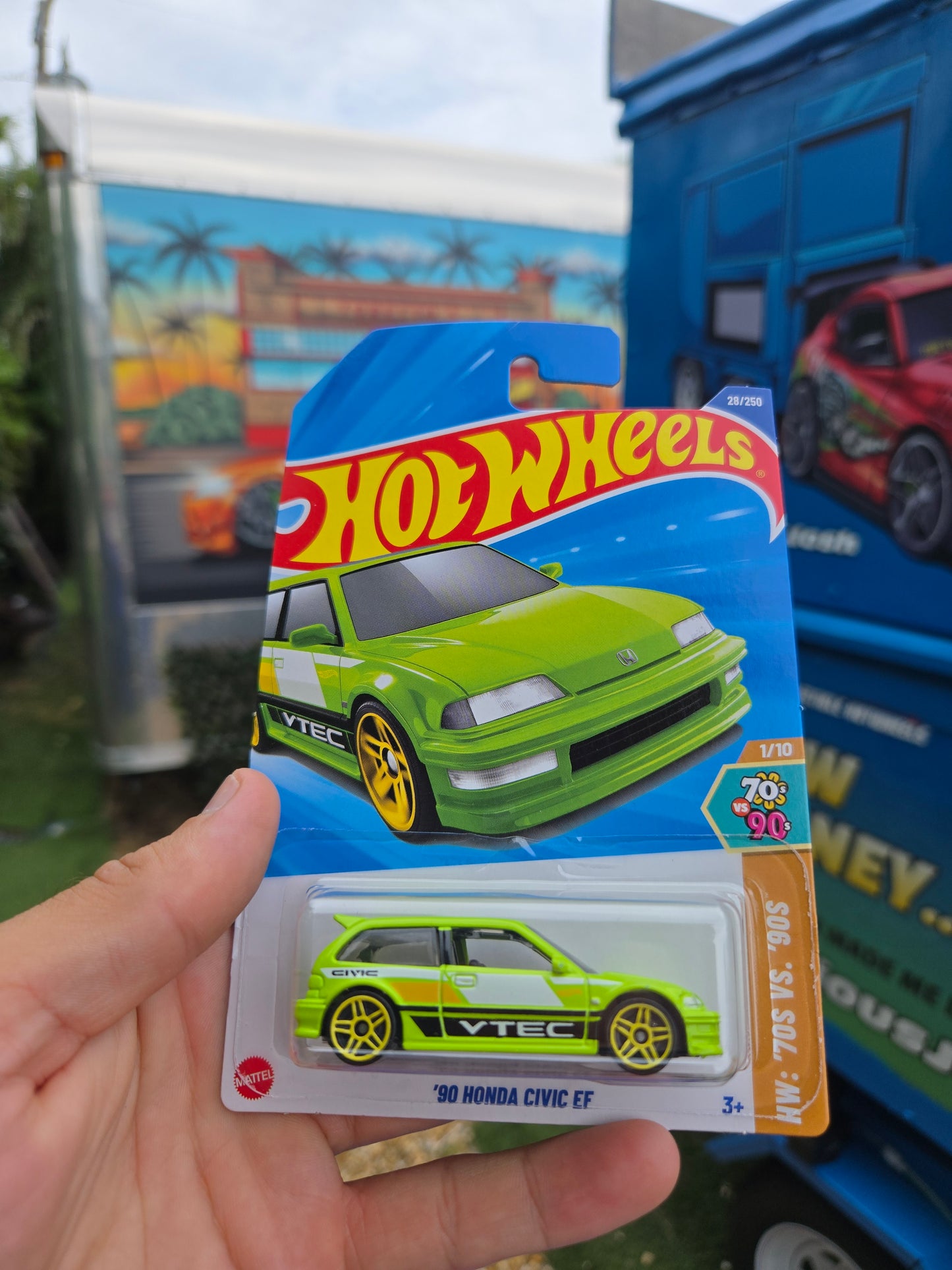 ‘90 Honda Civic EF - lime green