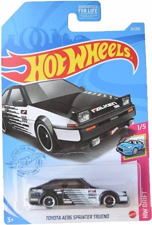 Toyota AE86 - black/white